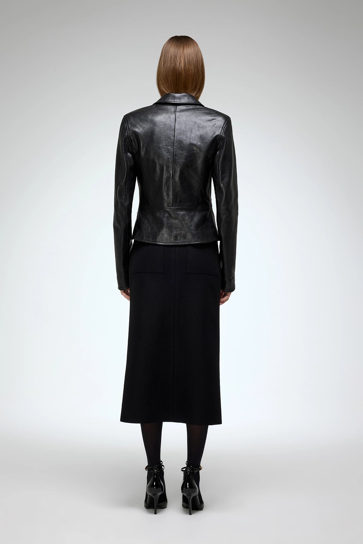 V S P - Opal - Black Leather Jacket