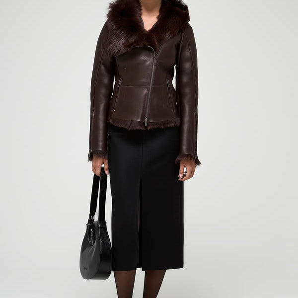 OHOTORO Sherry Fur Jacket / Gray 次期値上 OHOTORO - ohotoro オオトロ sherry fur jacket ファー コートの