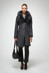 VSP - Mylena - Toscana Anthracite Shearling Coat