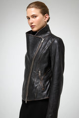 VSP - Edna - Dark Brown Leather Jacket