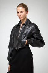 VSP - Abigail - Dark Brown Leather Jacket