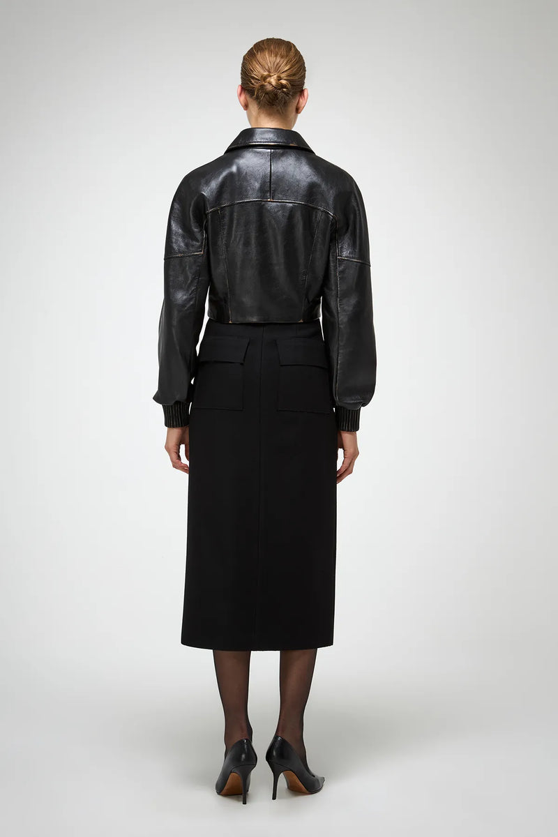 VSP - Abigail - Dark Brown Leather Jacket