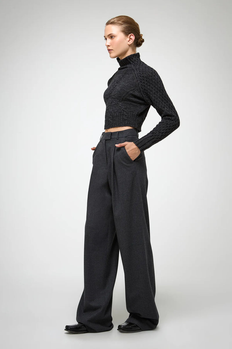 VSP - Jody - Anthracite Wool Pants