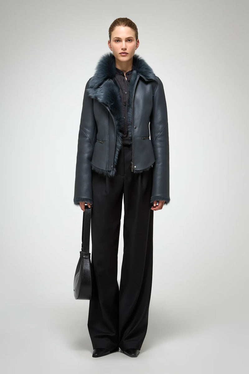VSP - Azul - Anthracite Shearling Jacket