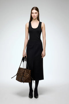 VSP - Alicia - Black Wool Skirt