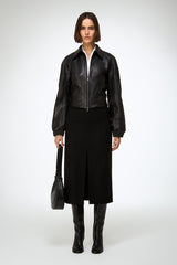 VSP - Silvia - Black Leather Jacket