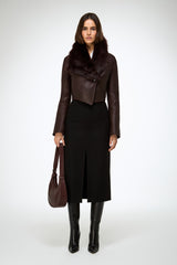 VSP - Yva - Cherry Shearling Jacket