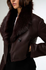 VSP - Yva - Cherry Shearling Jacket