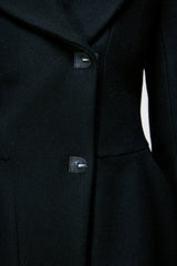 Beatrix - Veste en laine noire