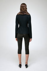 Beatrix - Veste en laine noire