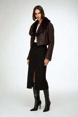 VSP - Yva - Cherry Shearling Jacket