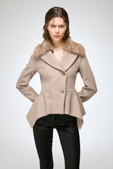 Beatrix - Camel Wool Jacket
