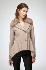 Beatrix - Camel Wool Jacket