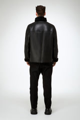 Rico - Black Shearling Coat