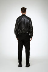 Antonio - Black Leather Jacket