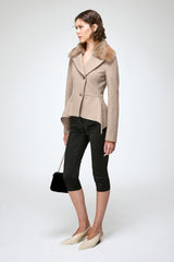 Beatrix - Camel Wool Jacket