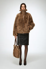VSP - Bea - Sand Shearling Jacket