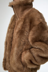 VSP - Bea - Sand Shearling Jacket