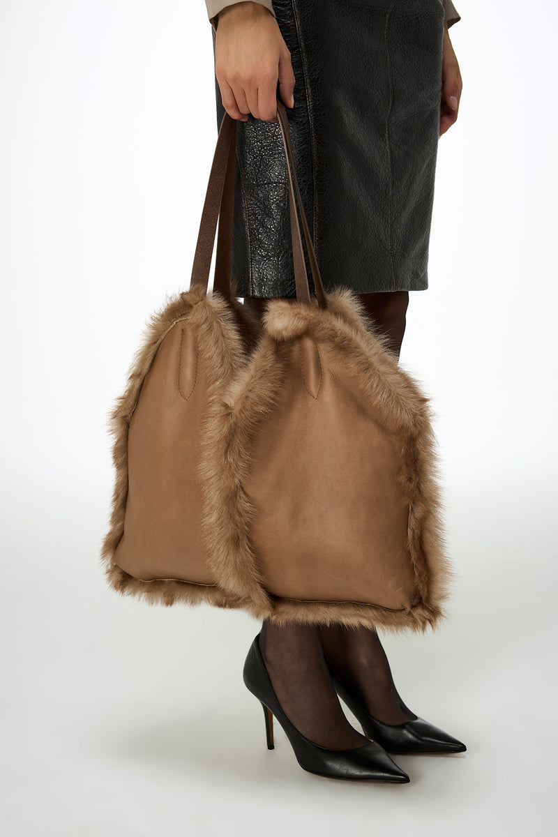 Felix - Sand Leather Bag