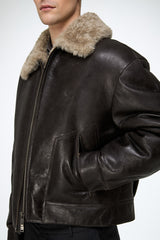 VSP - John - Anthracite Shearling Jacket