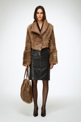 VSP - Ashley - Sand Shearling Jacket
