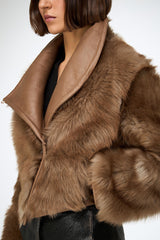 VSP - Ashley - Sand Shearling Jacket