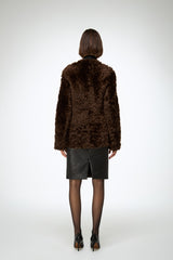 Odeline - Brown Shearling Coat
