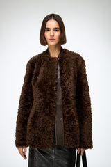 Odeline - Brown Shearling Coat