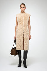 VSP - Mirella - Light Brown Shearling Vest