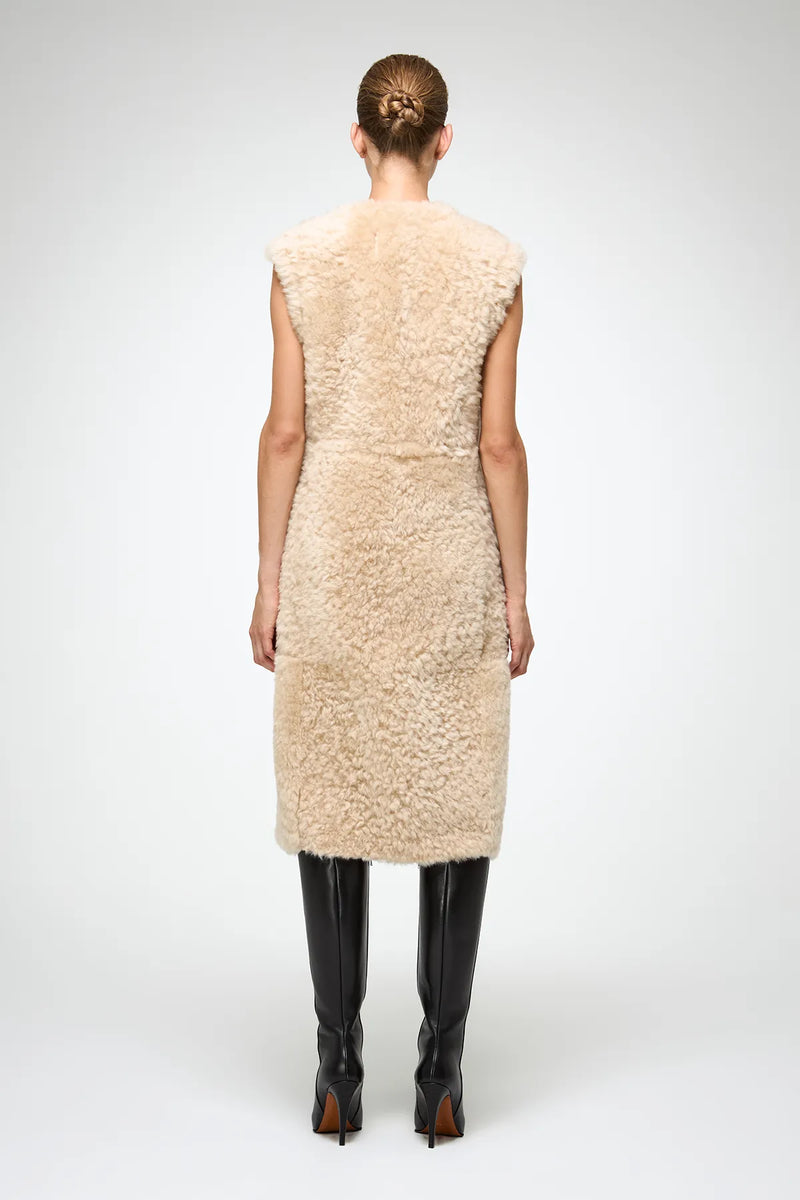 VSP - Mirella - Light Brown Shearling Vest