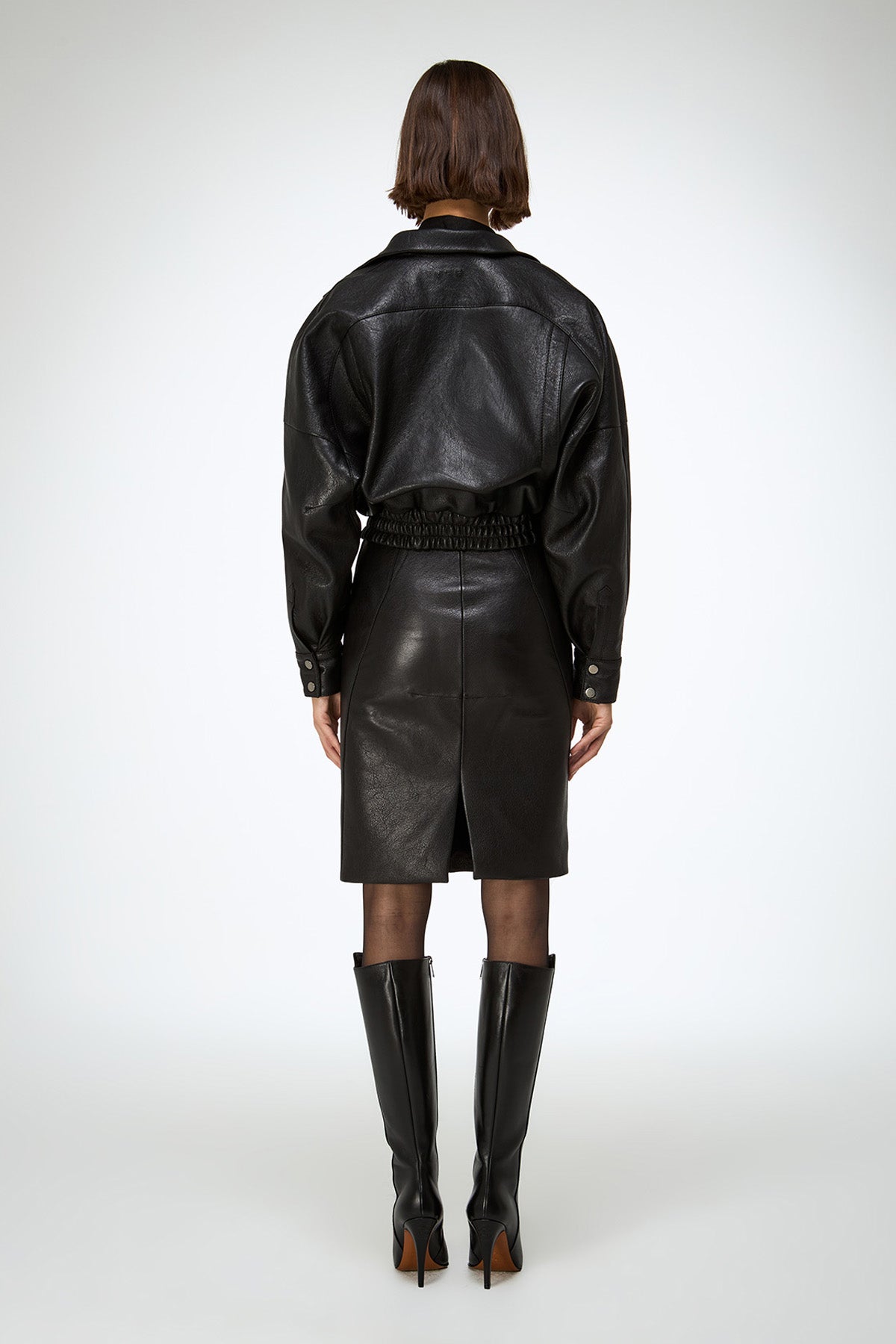 V S P - Clara - Black Leather Jacket