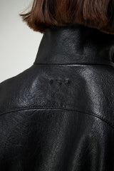 Clara - Black Leather Jacket