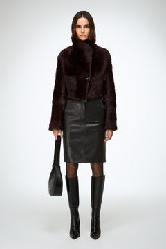 VSP - Ashley - Cherry Shearling Jacket