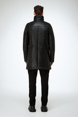 Black Shearling Coat