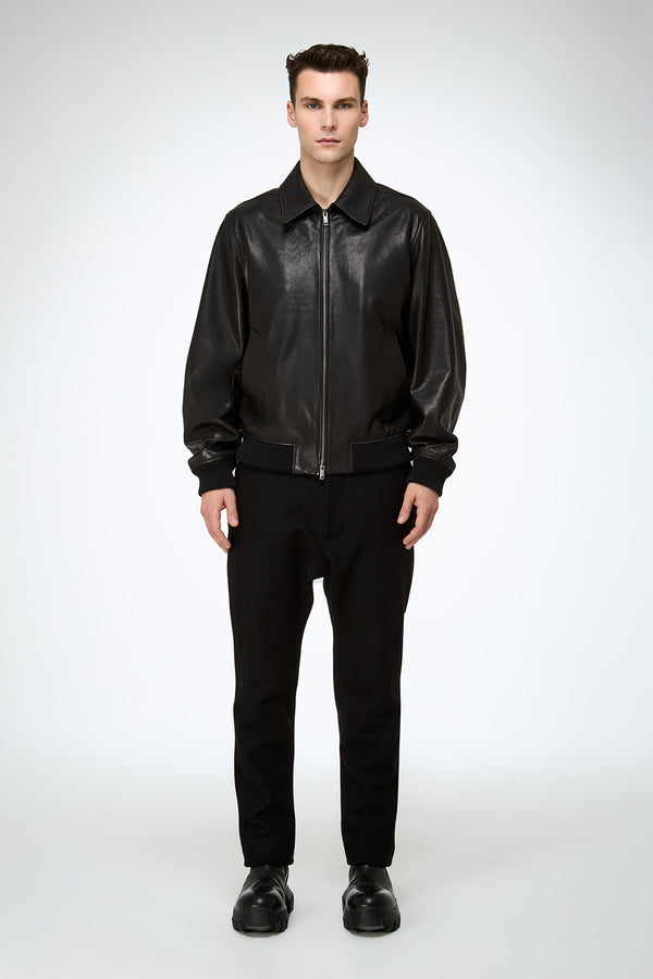 Niccolo - Black Leather Jacket