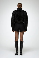 VSP - Liviana - Black Shearling Jacket