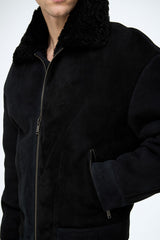 John - Black Shearling Jacket