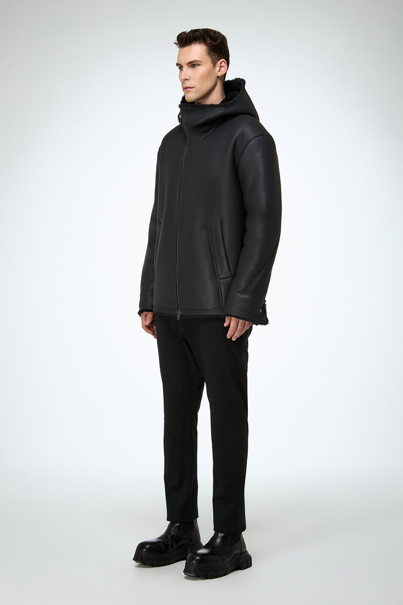 Oscar - Anthracite Shearling Jacket