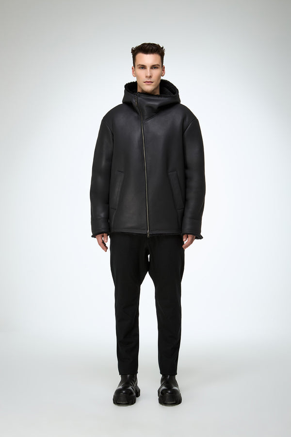 Oscar - Anthracite Shearling Jacket