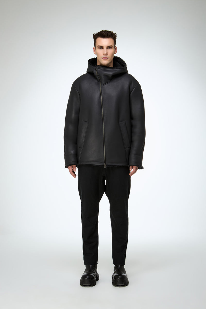 Oscar - Anthracite Shearling Jacket