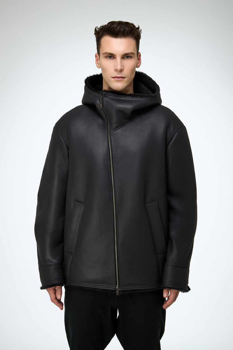 Oscar - Anthracite Shearling Jacket