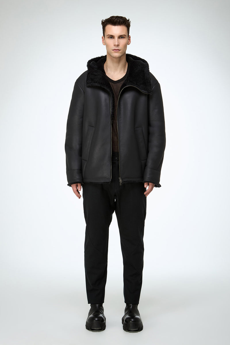 Oscar - Anthracite Shearling Jacket