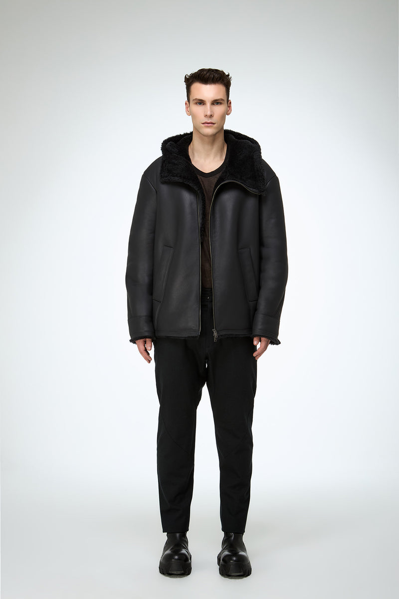 Oscar - Anthracite Shearling Jacket