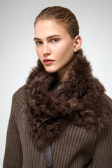 VSP - Jacotte - Tobacco Leather Neckwarmer