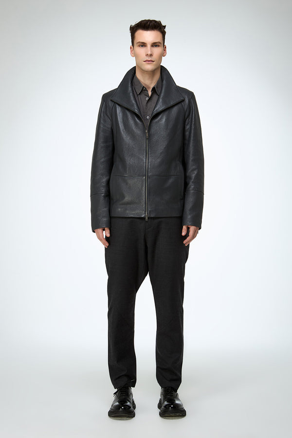 Riccardo - Anthracite Leather Jacket