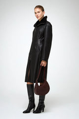 VSP - Salome - Black Shearling Coat