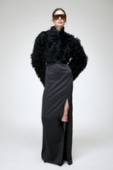 Ella - Black Shearling Jacket