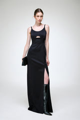 Carlota - Black Wool Dress