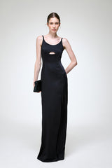 Carlota - Black Wool Dress
