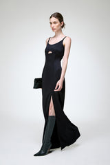 Carlota - Black Wool Dress